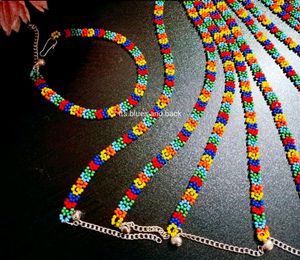 Pair of Colourful Beads Anklet / Bracelet