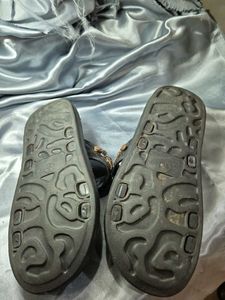 Chic Quilted Chain Slides