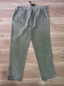 Funky Olive Green Graphic Jeans