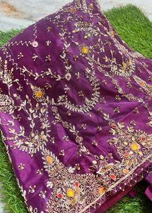 Exquisite Purple Embroidered Lehenga Choli