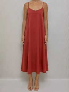 Flowy Midi Slip Dress