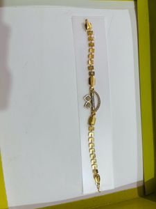 Elegant Gold Tone Bracelet rakhi for men