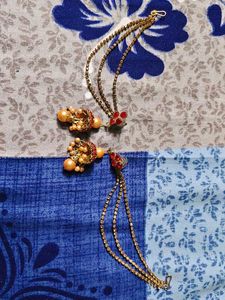 Elegant Jhumka Chain Earrings