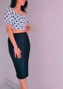 Shein Polka Dot Cute Top 🖤