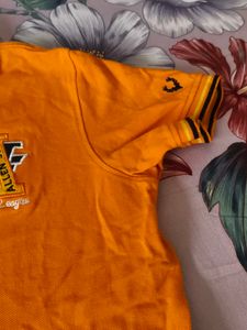 Allen Solly Orange Polo T-Shirt