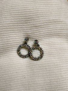 Sparkling Hoop Earrings
