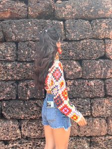 Crochet Granny Square Shrug