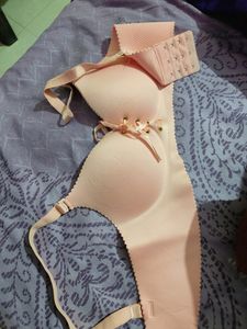 Premium Light Pink High Padded Push Up Bra