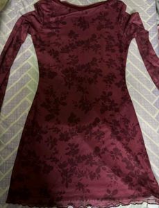 Chic Long-Sleeve Mini Dress