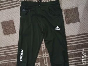 Adidas Men's Green Track Pants