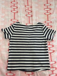 Striped V-Neck Top