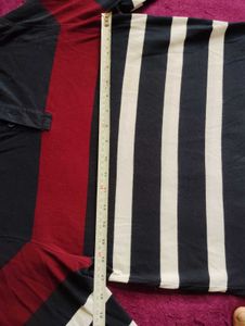 Striped Long Sleeve Polo Shirt