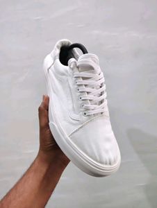Classic White Vans Sneakers