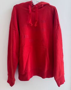 H&amp;M - Red Graphic Print Hoodie