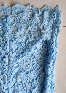 Light Blue Lace Dress