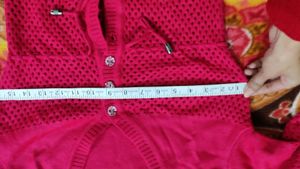 pink Net Sweater