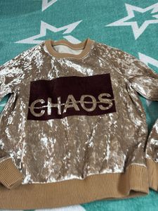 Crushed Velvet Chaos Sweatshirt