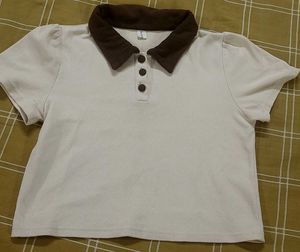 Classic Brown Polo- The Aesthetic Vibe Collection