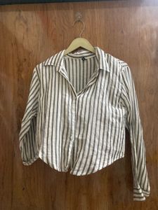 Striped Button-Down Shirt