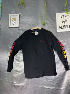 Champion Long Sleeve Black Tee