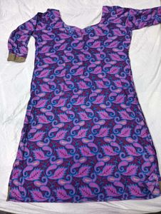 Beautiful Purple👗 Paisley Print Kurta