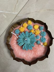 Handmade Floral Scented Candle