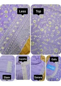 Silk Lavender Kurta Set with Dupatta