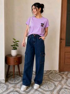 Cute Teddy Bear Pocket T-Shirt