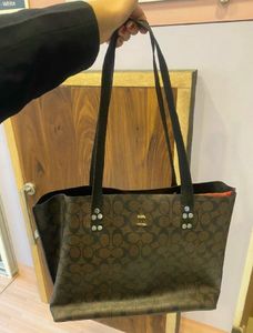 Authentic Coach Monogram Tote Bag