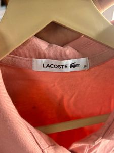 Lacoste Pink Polo Shirt