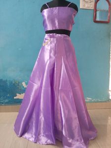 different types Purple Organza plazo Set