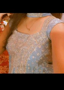 Elegant Embroidered indowestern dress