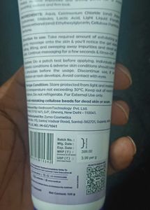 Sanfe Detan &amp; Brightening Exfoliating Gel