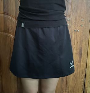 Black Athletic Badminton/ tennis  Skirt