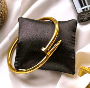 Gold-Toned Nail Bangle
