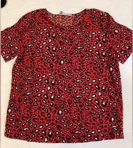 ONLY Casual Printed Women Red Top