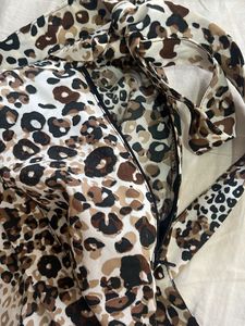 Stylish Leopard Print Wrap Skirt