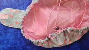 Viral Makeup Bag Pink Flamingo