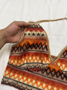 Boho Crochet Halter Top