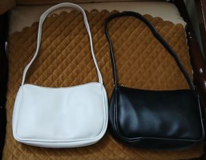 Chic Shoulder Bag (Black &amp; White)