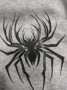 Spider Graphic Raglan Long Sleeve Top