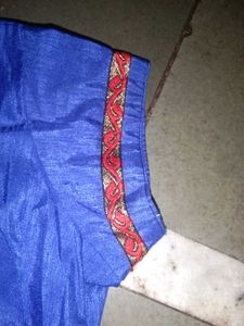 Royal Blue Blouse