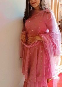 Panit Brand Beautiful Pink Kurta Set with Dupatta