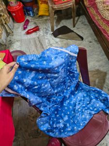Blue Printed Kurta