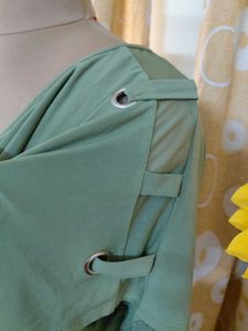 Casual Green Tunic Top