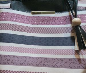Chic Striped Tote Bag