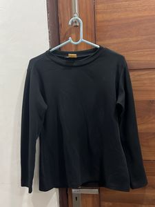 Classic Black Long Sleeve Top