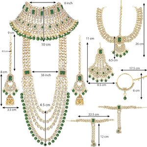 Gold Plated Kundan Dulhan Bridal Jwellery