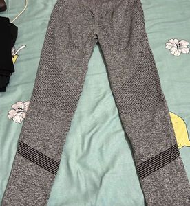 Activewear Seamless Grey Leggings