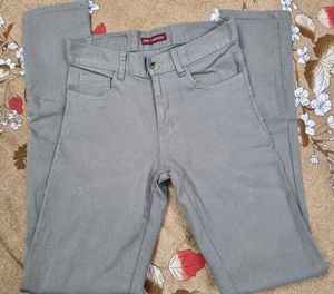 Men's Grey Casual Pants